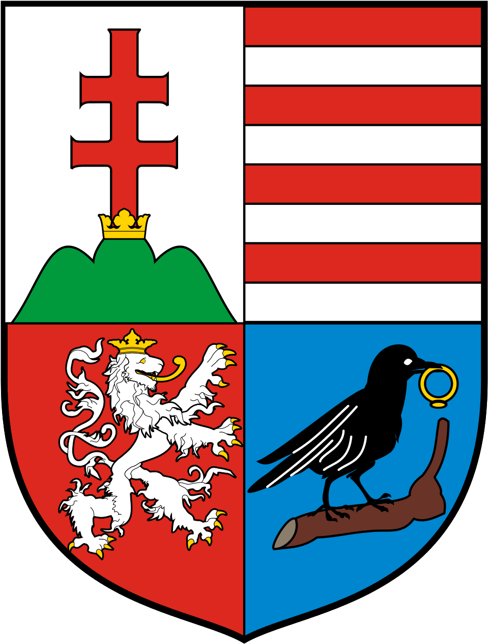 Hungarian_ Coat_of_ Arms_ Illustration PNG image