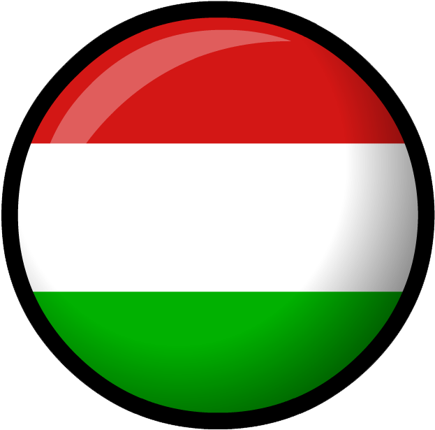 Hungarian_ Flag_ Button PNG image