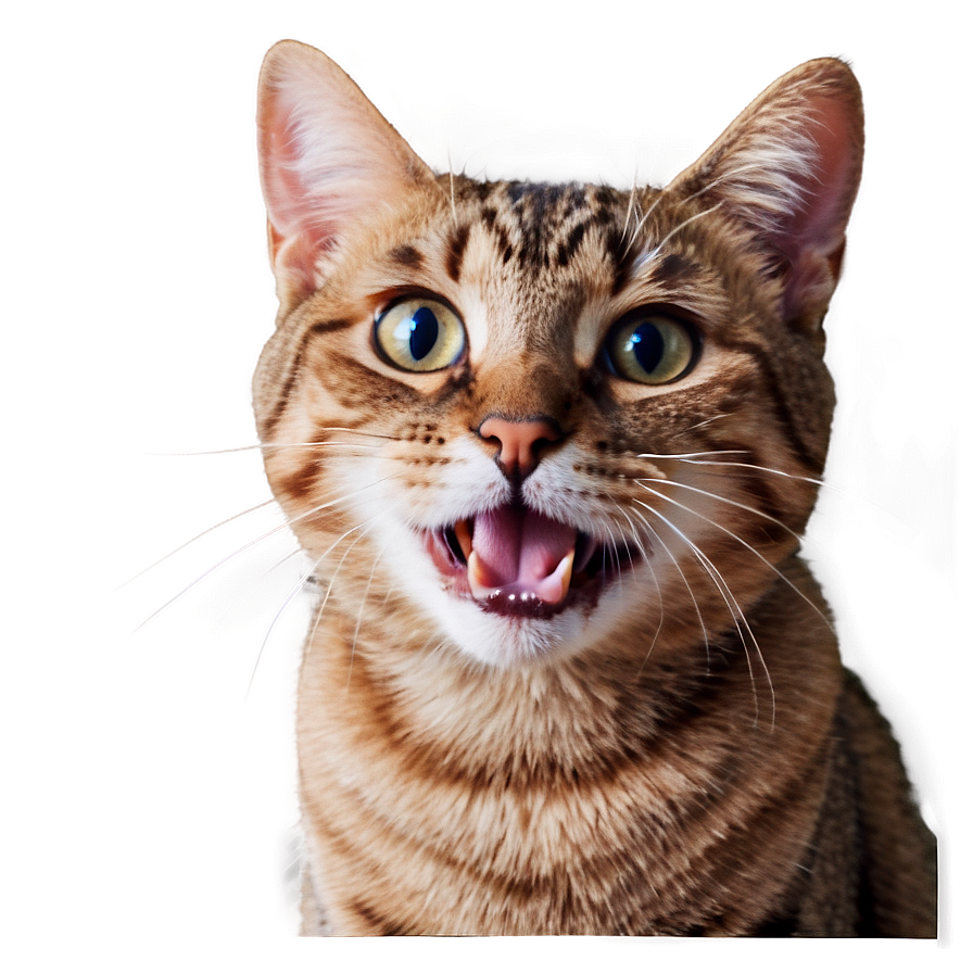 Hungry Cat Expression Png B PNG image