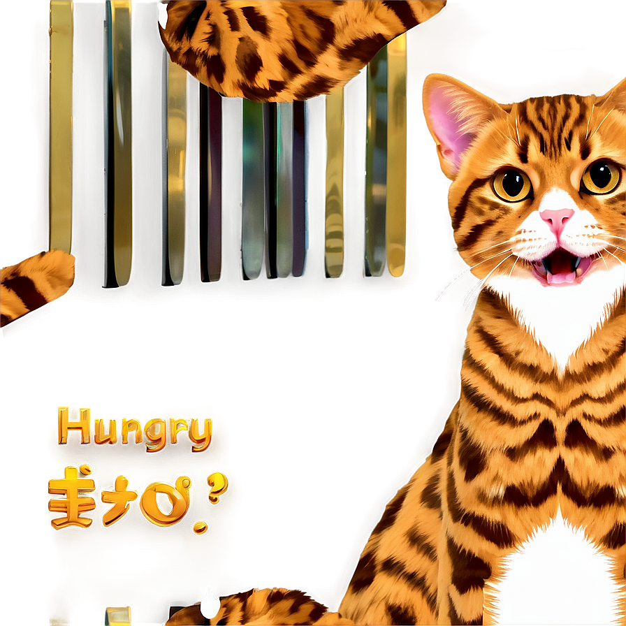 Hungry Cat Expression Png C PNG image