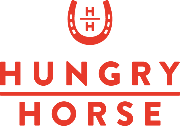 Hungry Horse Logo Redon Grey PNG image