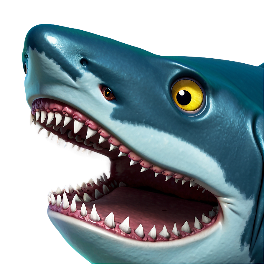 Hungry Shark Cartoon Png 7 PNG image