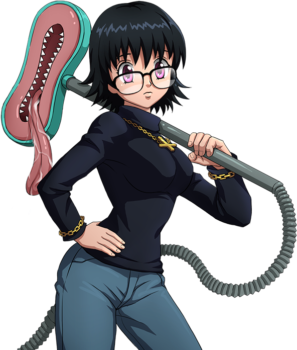 Hunter X Hunter Character With Vacuum PNG image