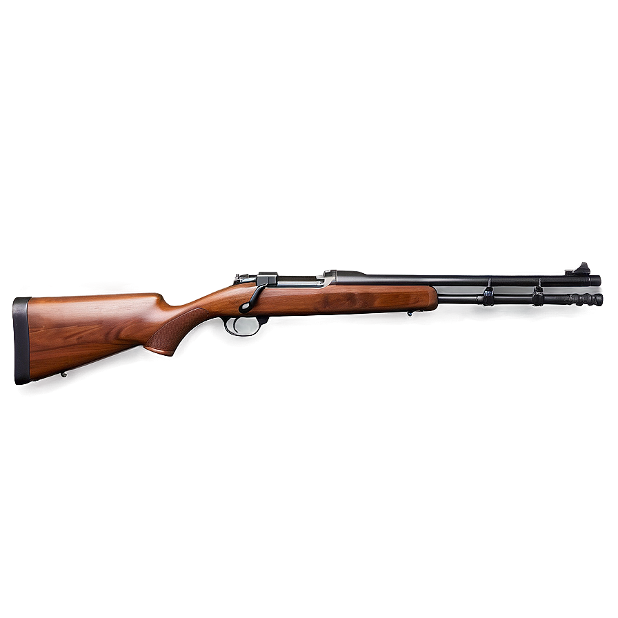 Hunting Rifle In Action Shot Png Lyp3 PNG image