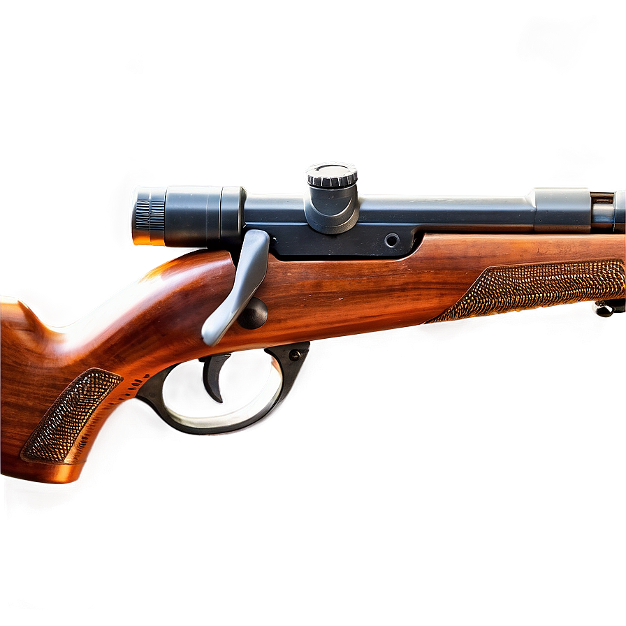 Hunting Rifle In Grassland Png 06132024 PNG image