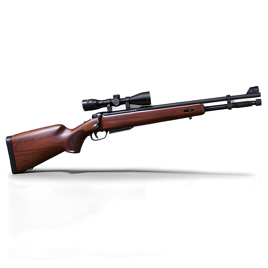 Hunting Rifle In Grassland Png 91 PNG image