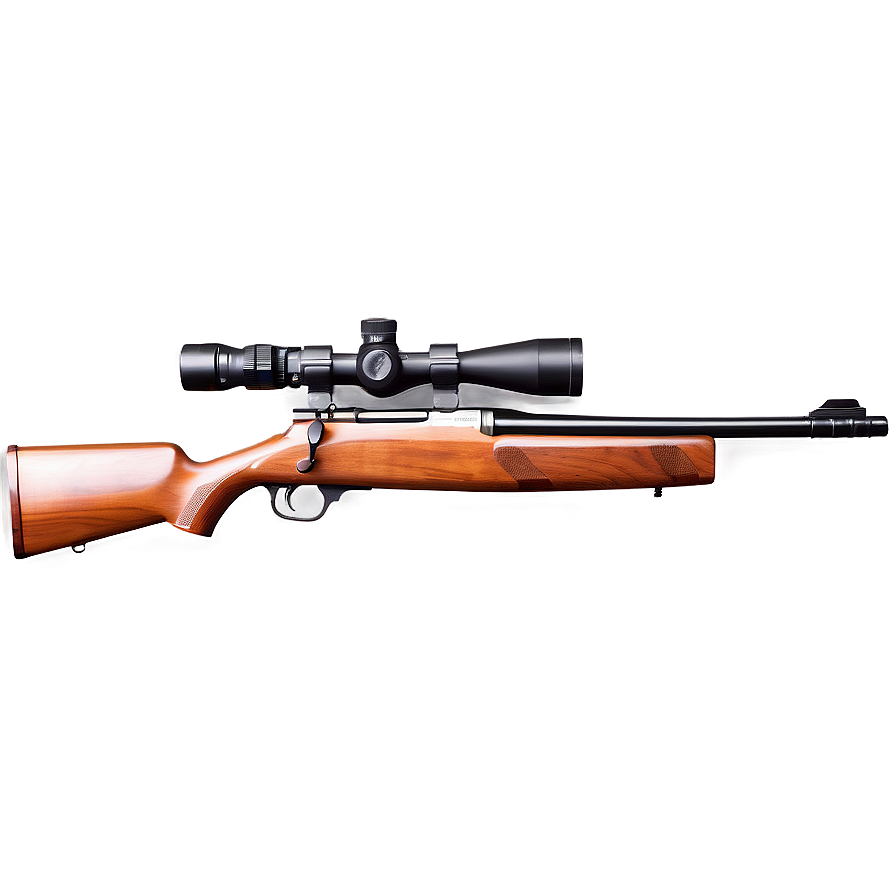 Hunting Rifle With Scope Image Png Oml PNG image