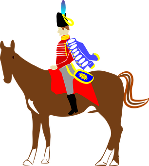 Hussar Cavalrymanon Horseback PNG image