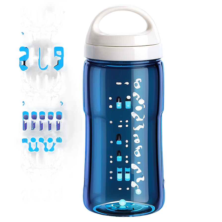 Hydration Tracker Water Bottle Png 90 PNG image