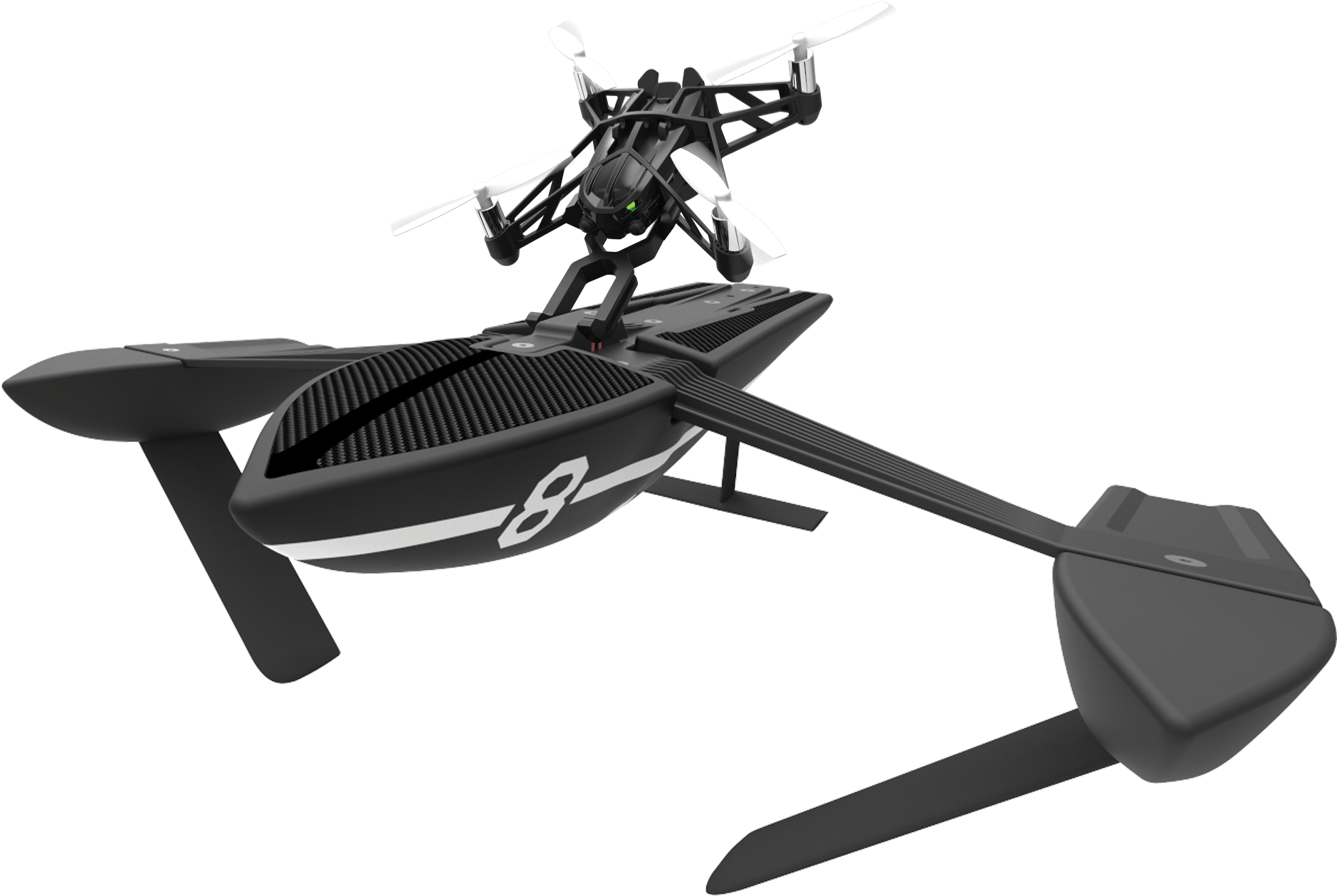 Hydrofoil Equipped Drone PNG image