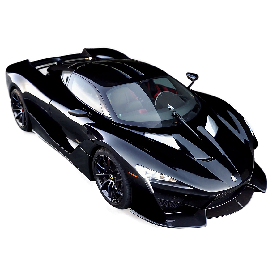 Hypercar Black Car Png Hjf31 PNG image