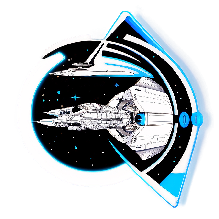 Hyperspace Capable Starship Png 06202024 PNG image