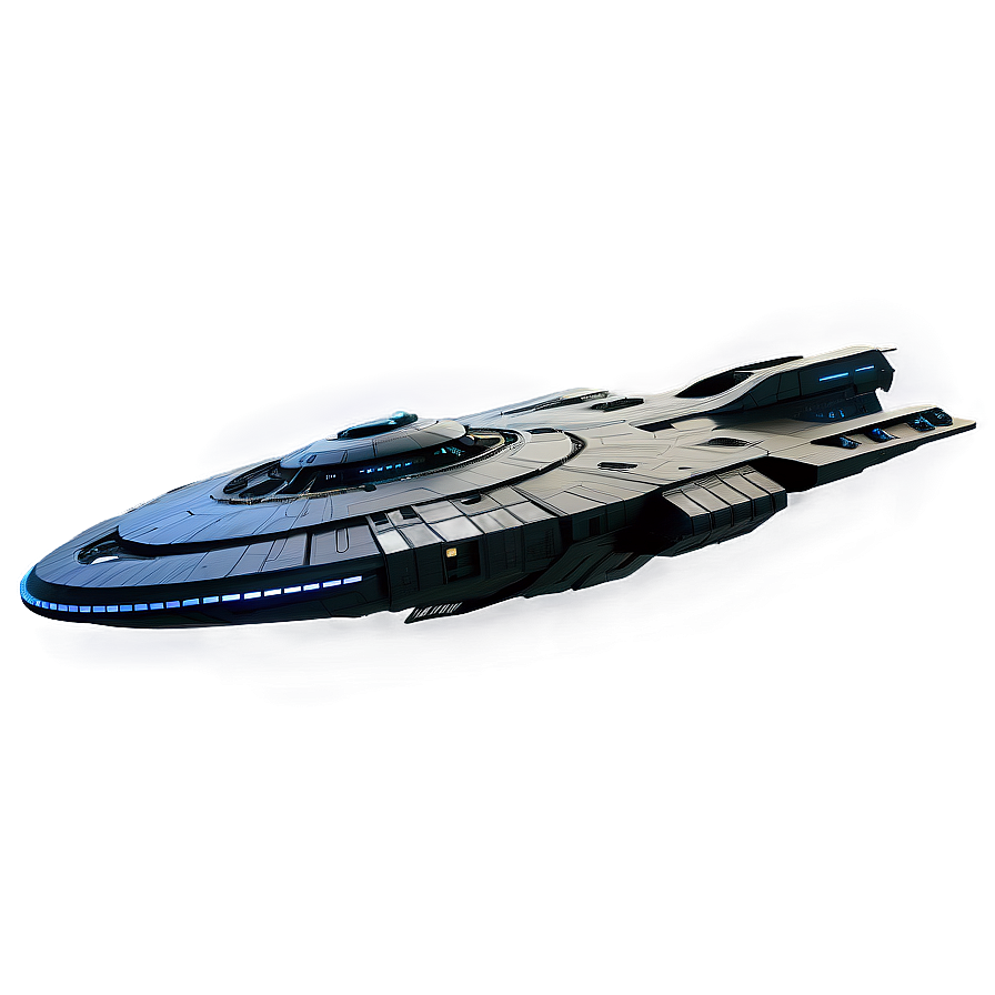 Hyperspace Capable Starship Png 06202024 PNG image