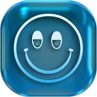 Hypnotic Smiley Icon PNG image