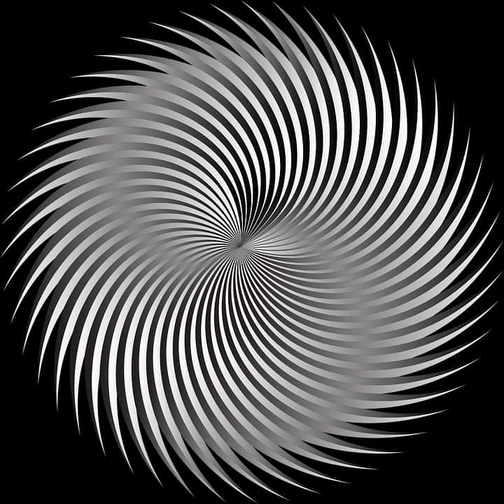 Hypnotic Spiral Abstract PNG image