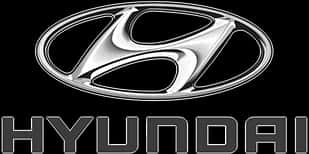Hyundai Logo Blackand White PNG image