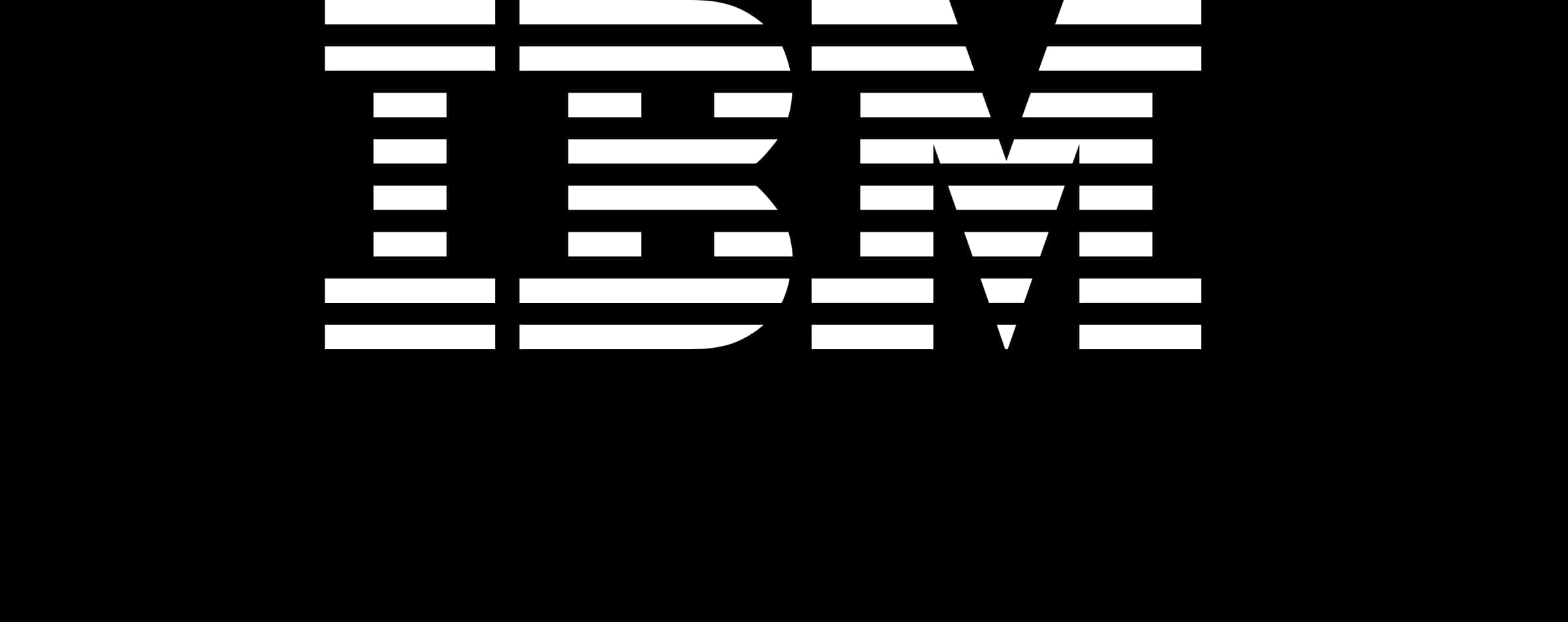 I B M Striped Logo Design PNG image