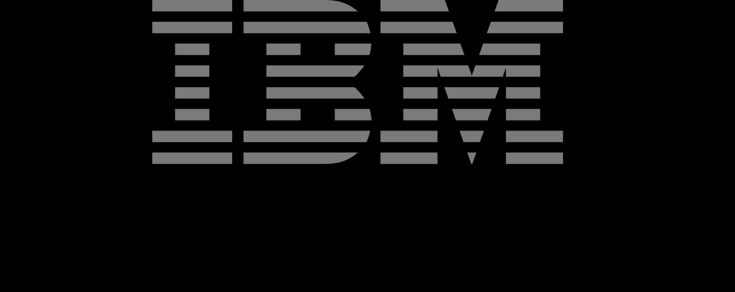 I B M Striped Logo Design PNG image