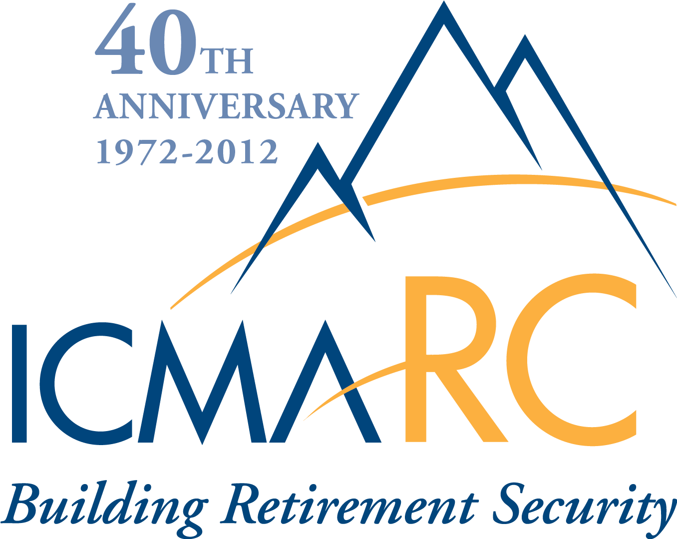 I C M A R C40th Anniversary Logo PNG image