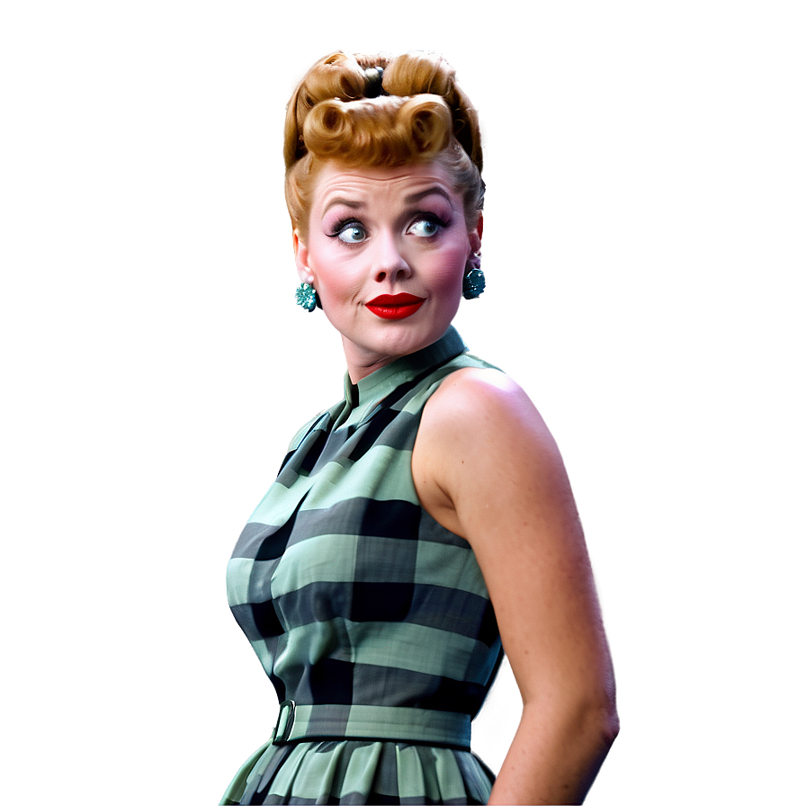 I Love Lucy 50s Fashion Png Bao13 PNG image