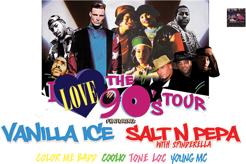 I Love The90s Tour Promo PNG image