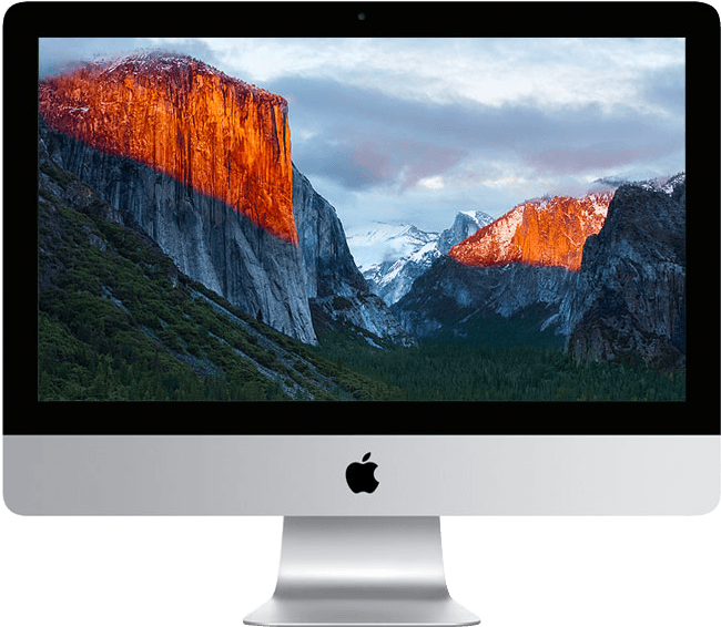 I Macwith Yosemite Wallpaper PNG image