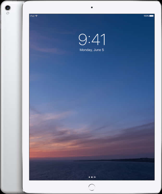 I Pad Pro Silver Display Wallpaper PNG image