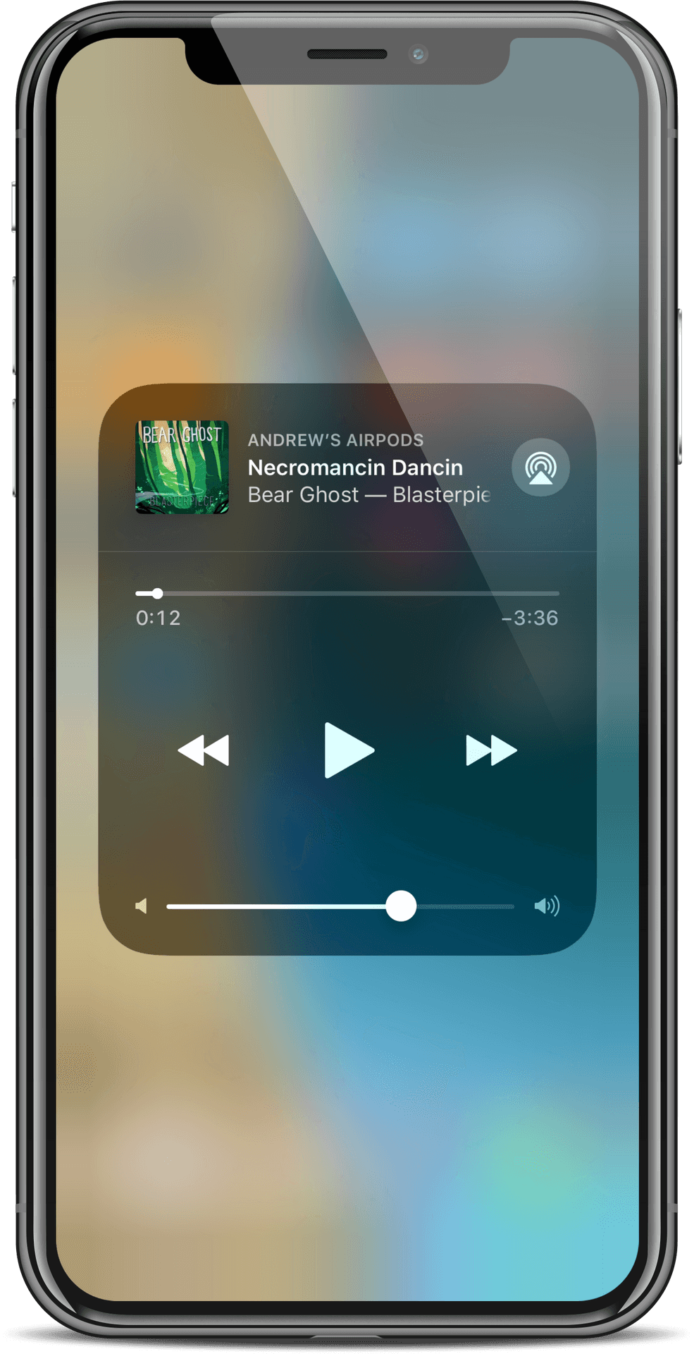 I Phone Music Playback Screen PNG image