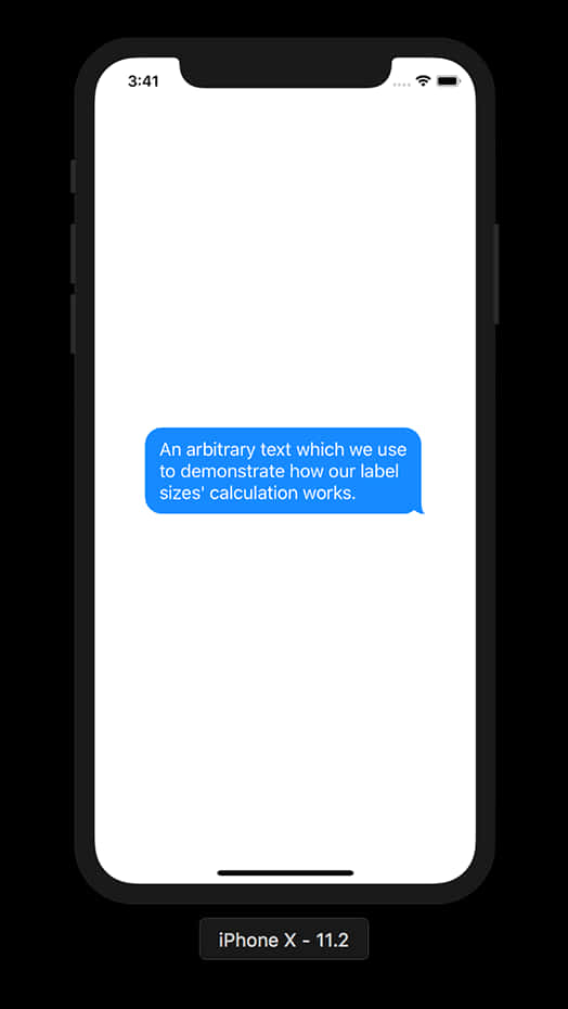 I Phone Text Label Demonstration PNG image