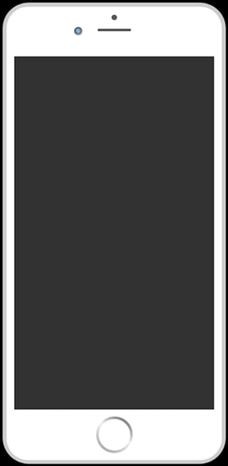 I Phonewith Blank Screen PNG image