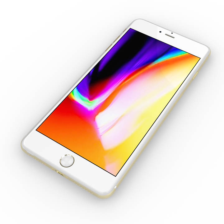I Phonewith Colorful Displayon Black Background PNG image