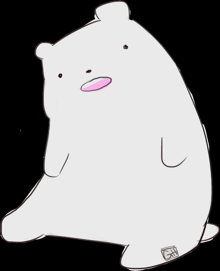 Ice Bear We Bare Bears Cartoon PNG image