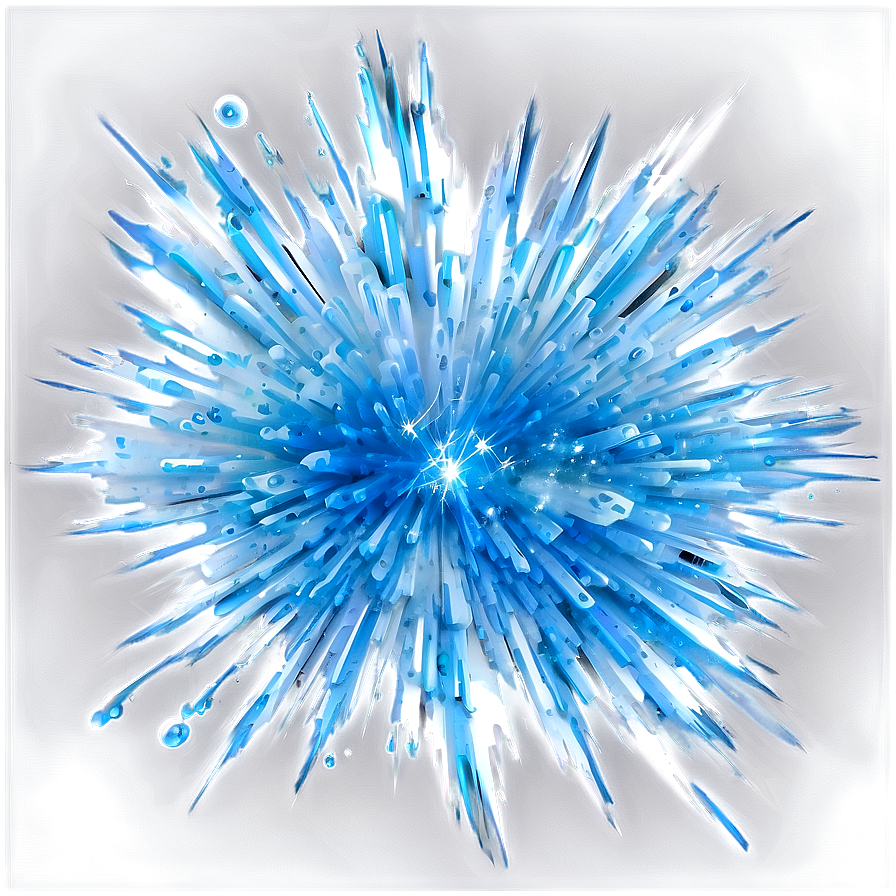 Ice Blast Effect Png 8 PNG image