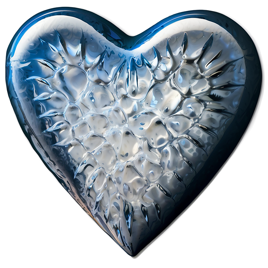 Ice Blue Heart Symbol Png Lsv11 PNG image