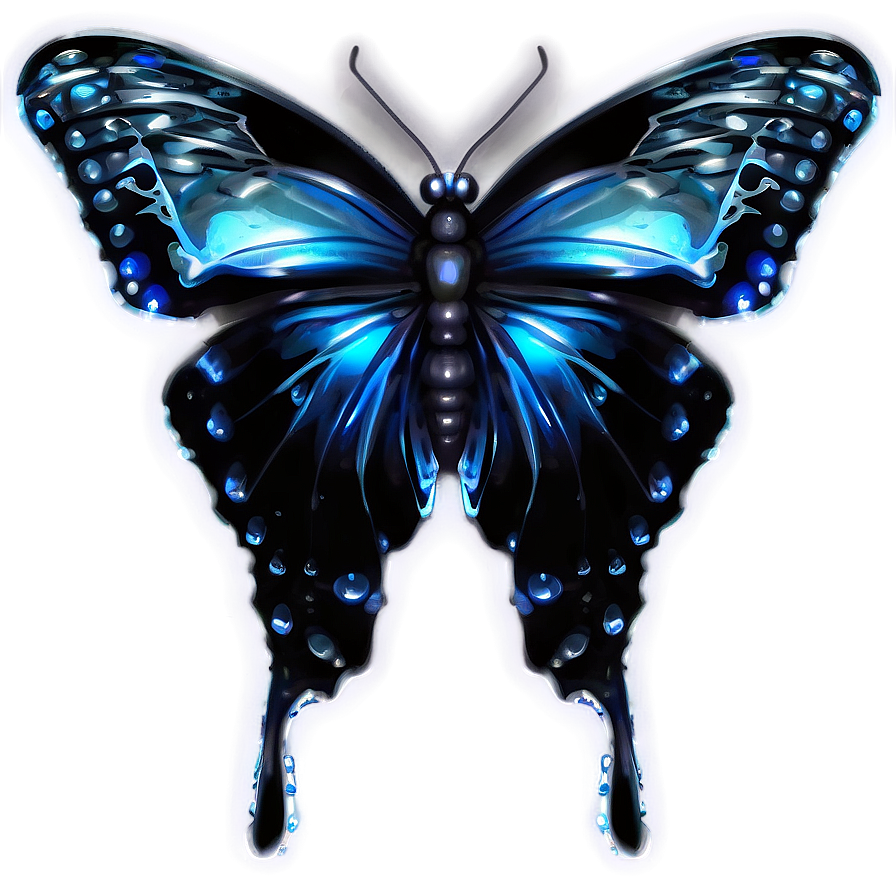 Ice Butterfly Frost Png 4 PNG image