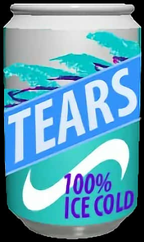 Ice Cold Tears Can Parody PNG image