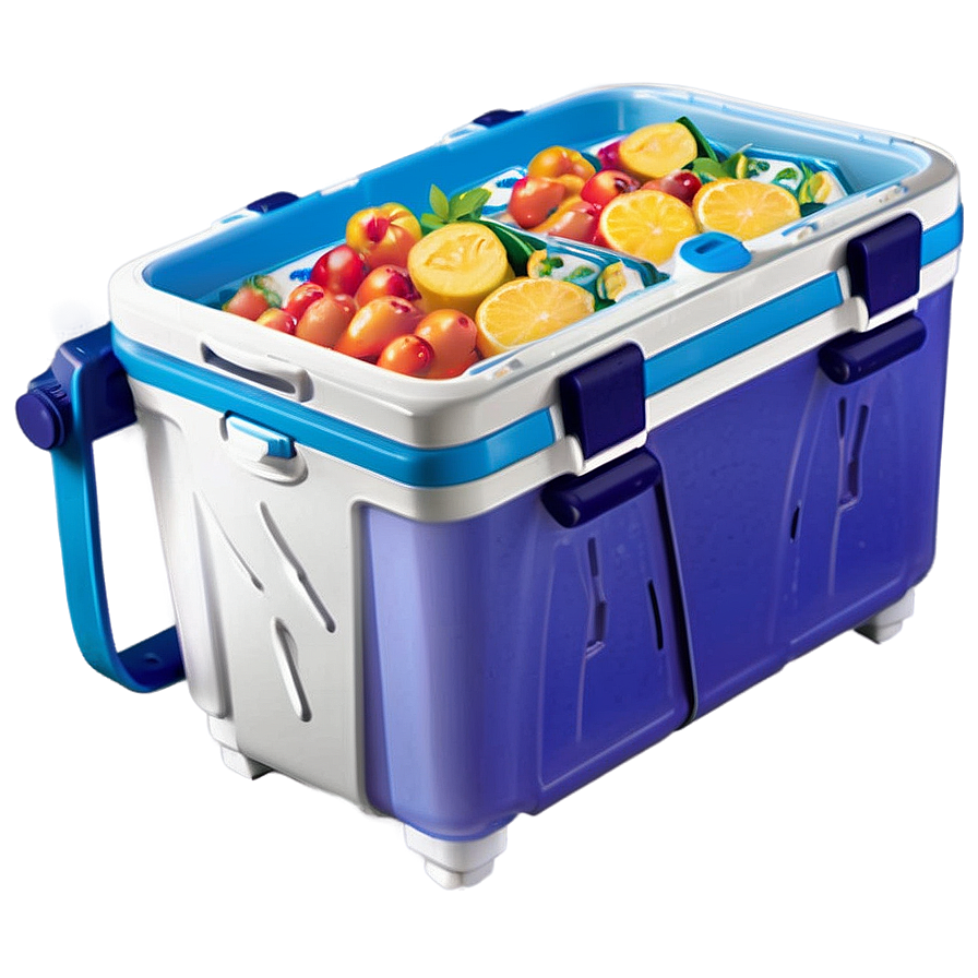 Ice Cooler With Cup Holders Png 06292024 PNG image