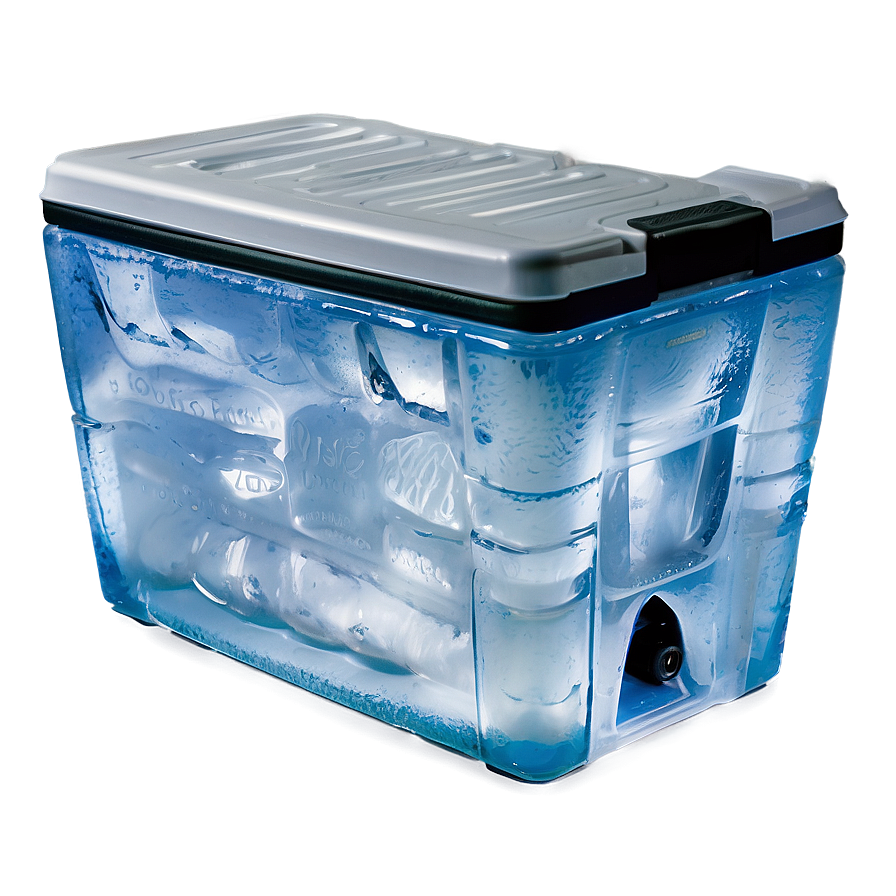 Ice Cooler With Drain Png 06292024 PNG image