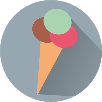 Ice Cream Cone Icon PNG image