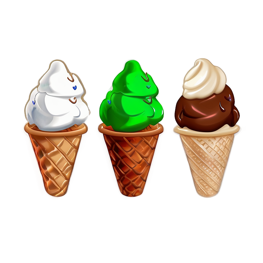 Ice Cream Cone Pattern Png Std99 PNG image
