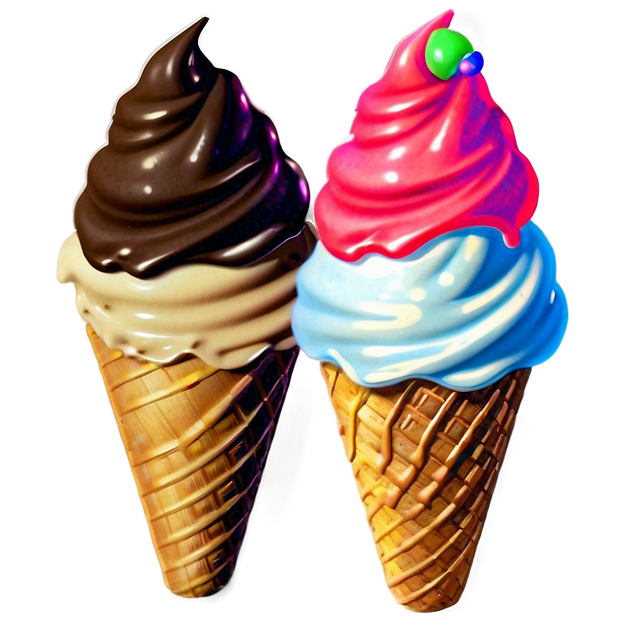 Ice Cream Cone Sticker Png 46 PNG image