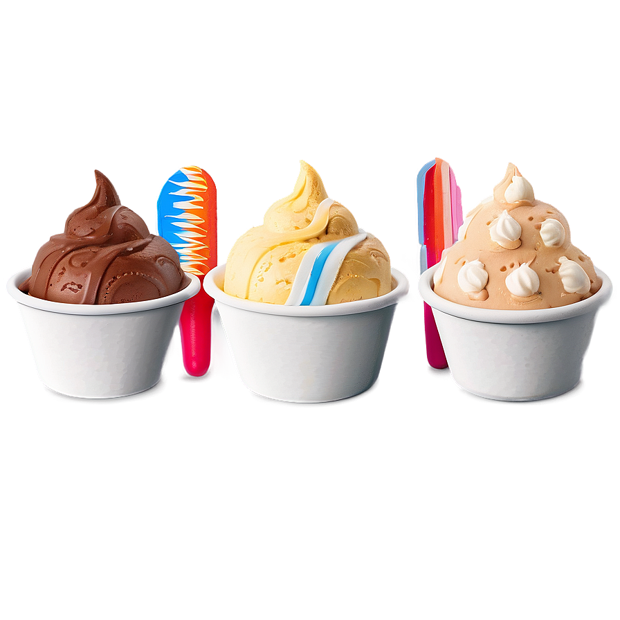 Ice Cream Cup Selection Png Jde46 PNG image