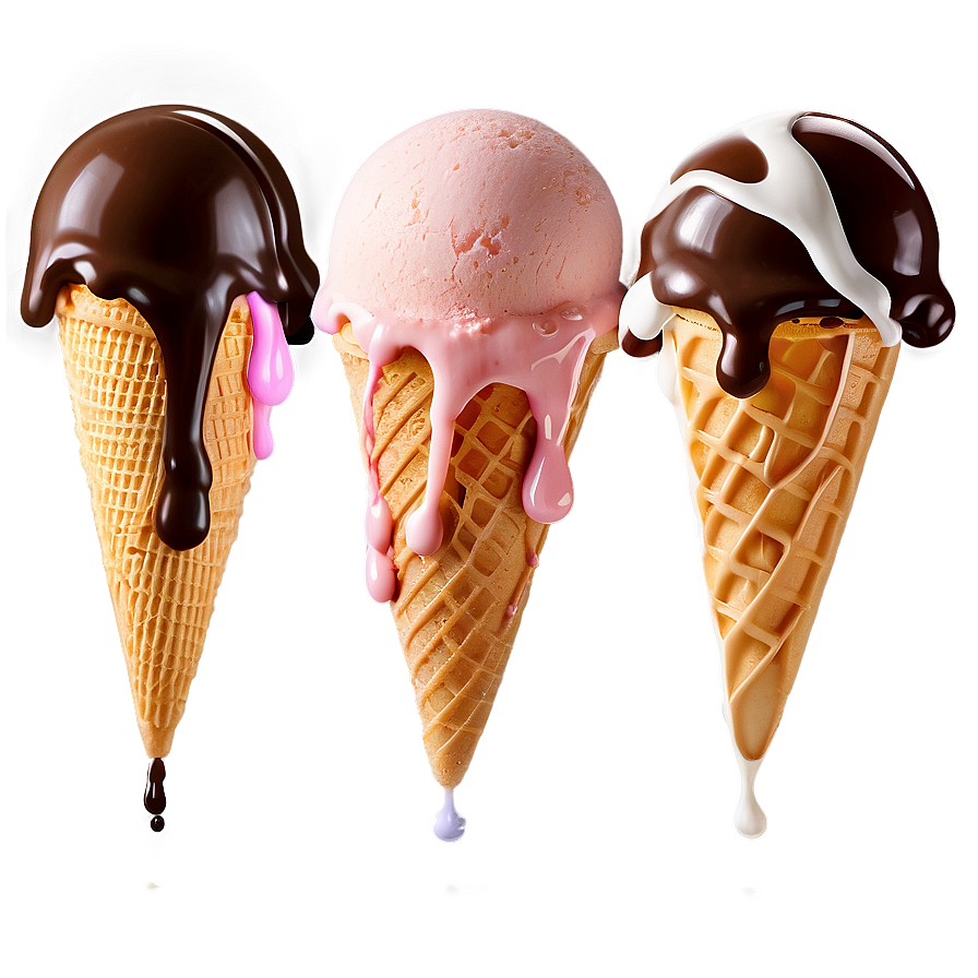 Ice Cream Dripping Png Bex PNG image