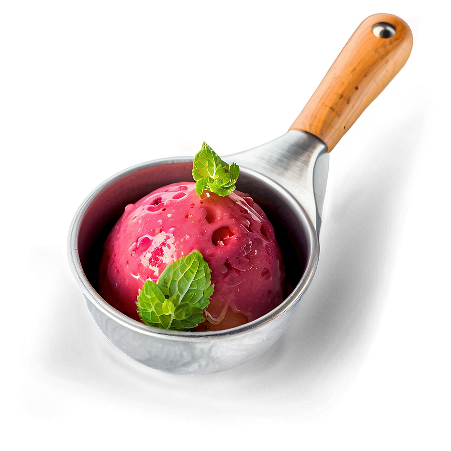 Ice Cream Scoop With Fruits Png 06122024 PNG image