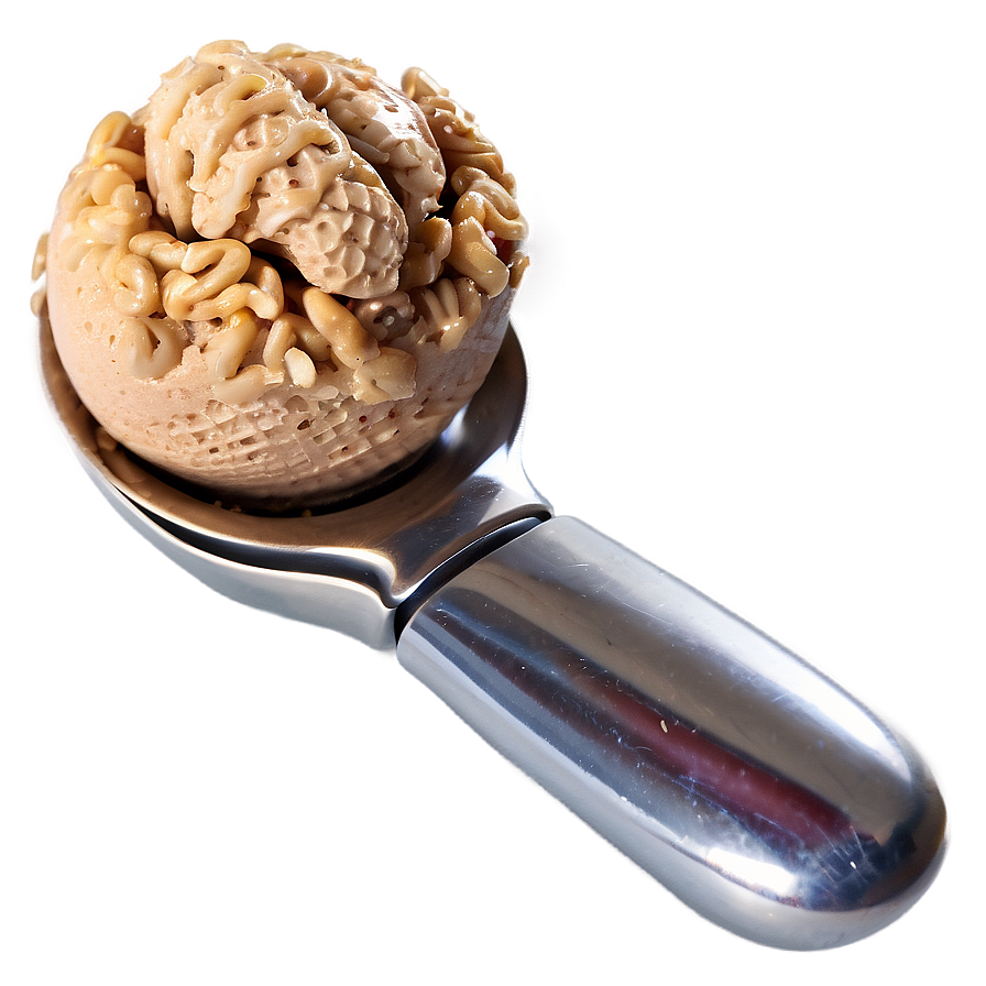 Ice Cream Scoop With Nuts Png 40 PNG image