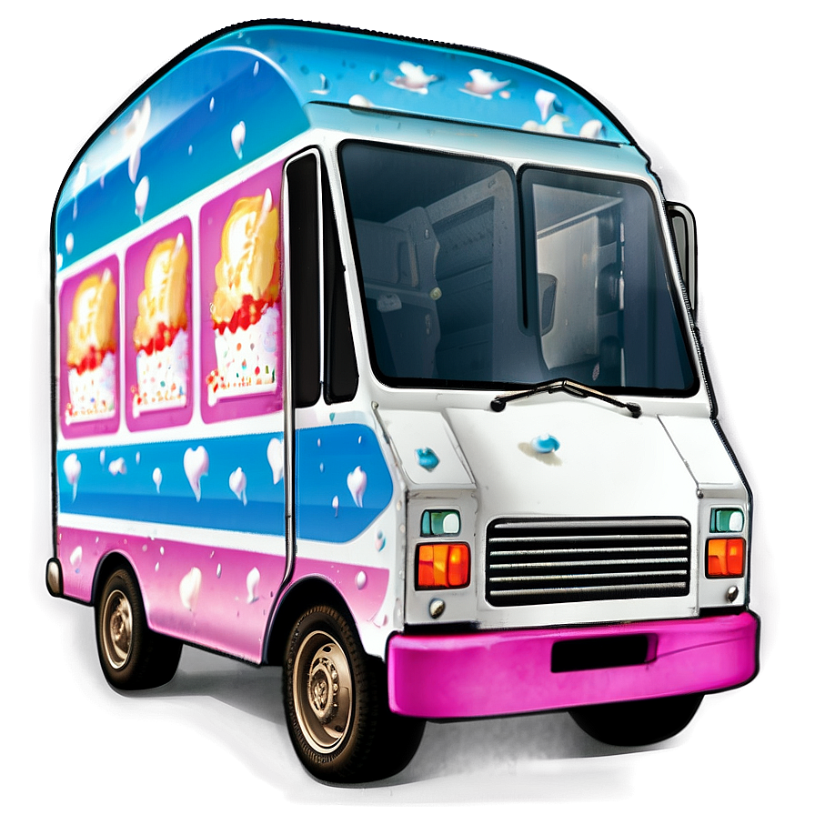 Ice Cream Truck D PNG image