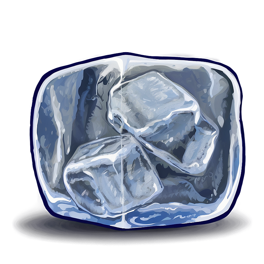 Ice Cube Closeup Png 76 PNG image