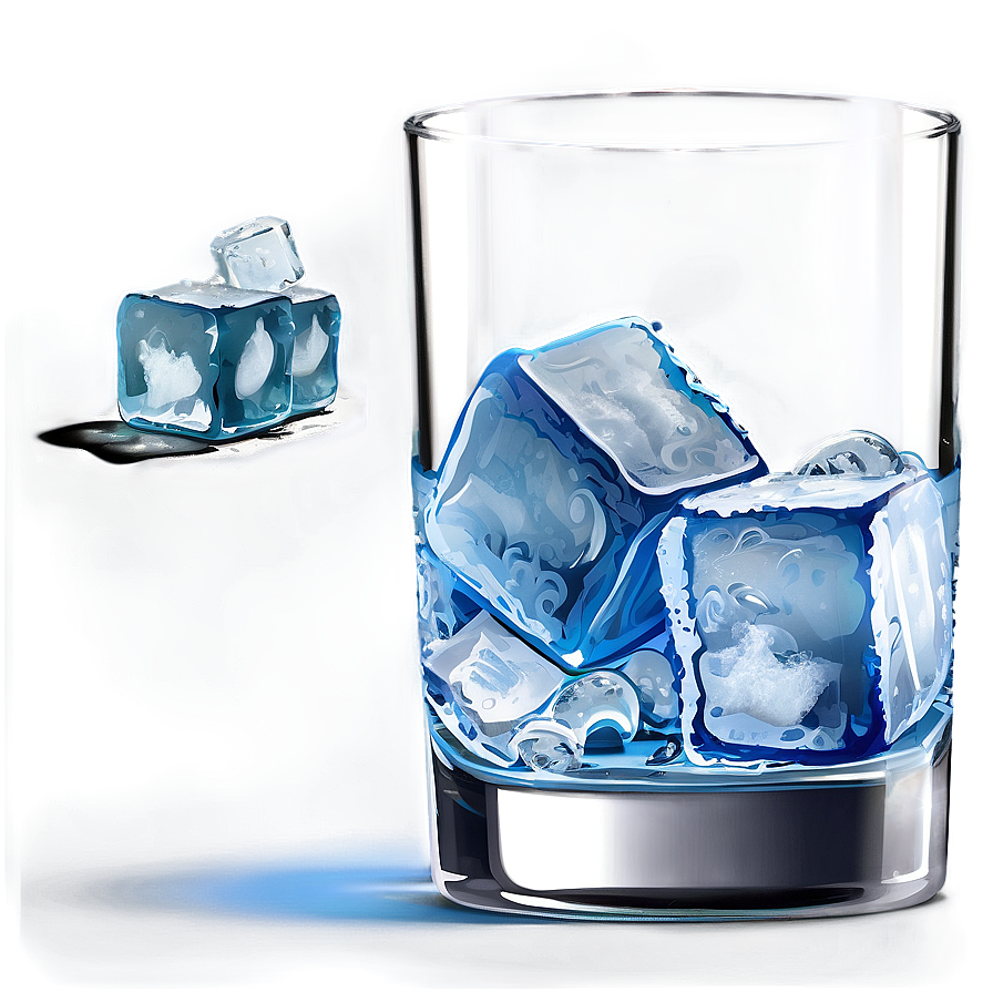 Ice Cube In Glass Png Ehx PNG image