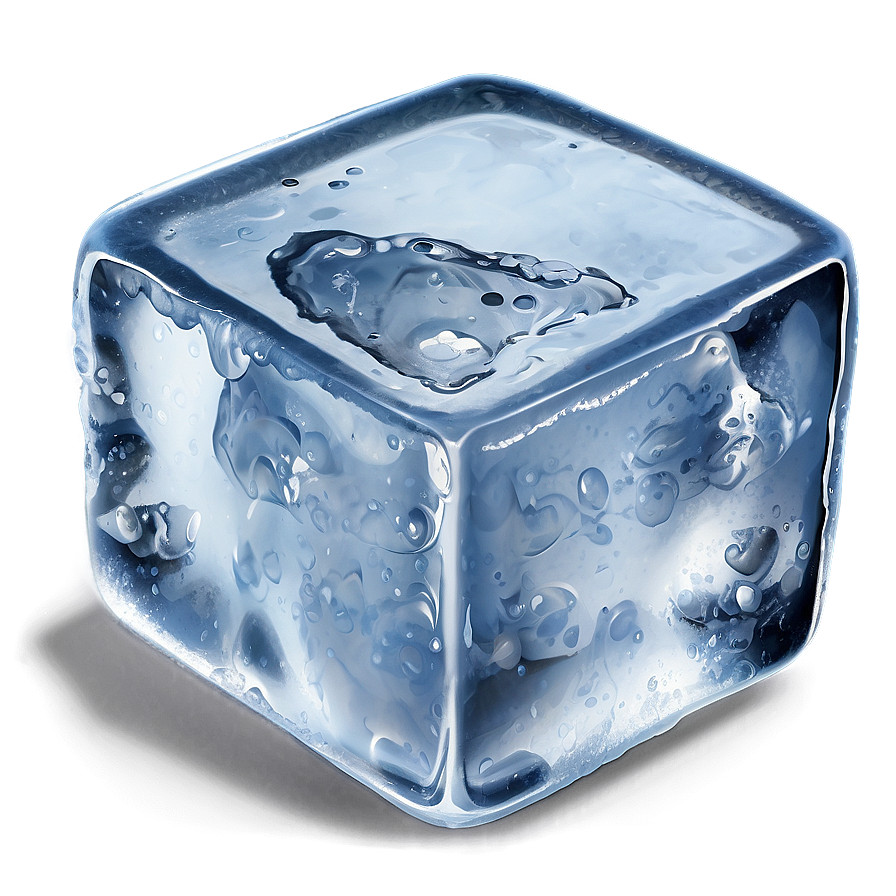 Ice Cube Side View Png 05232024 PNG image