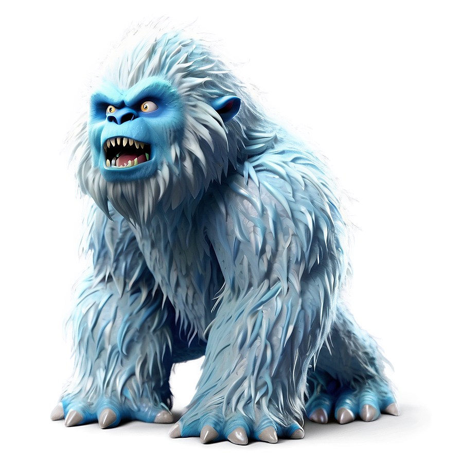 Ice Mountain Yeti Monster Png Nkx PNG image